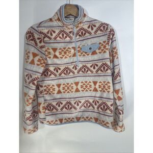 Wallflower  Southwestern Sherpa 1/4 Zip Pullover‎ Fleece Jacket S